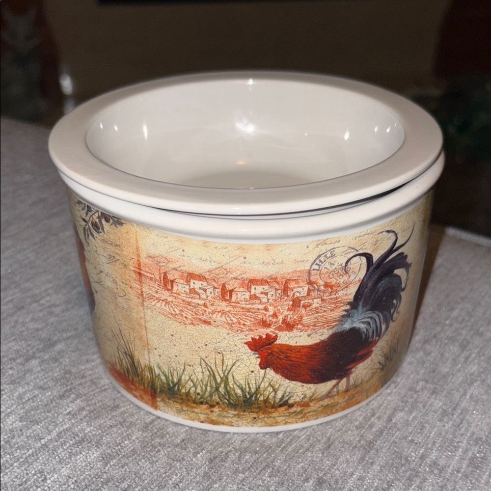 Rooster Design Ceramic Bowl Crypress Brand